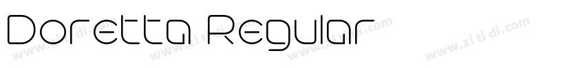Doretta Regular字体转换 Doretta Regular字体转换